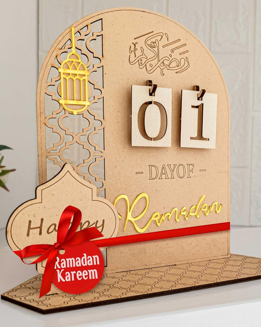 Ramadan Countdown Calendar 2025 – Decorative Advent Calendar for Kids & Home Décor