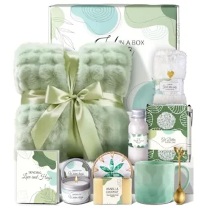 Gift Basket Hug In a Box with Blanket