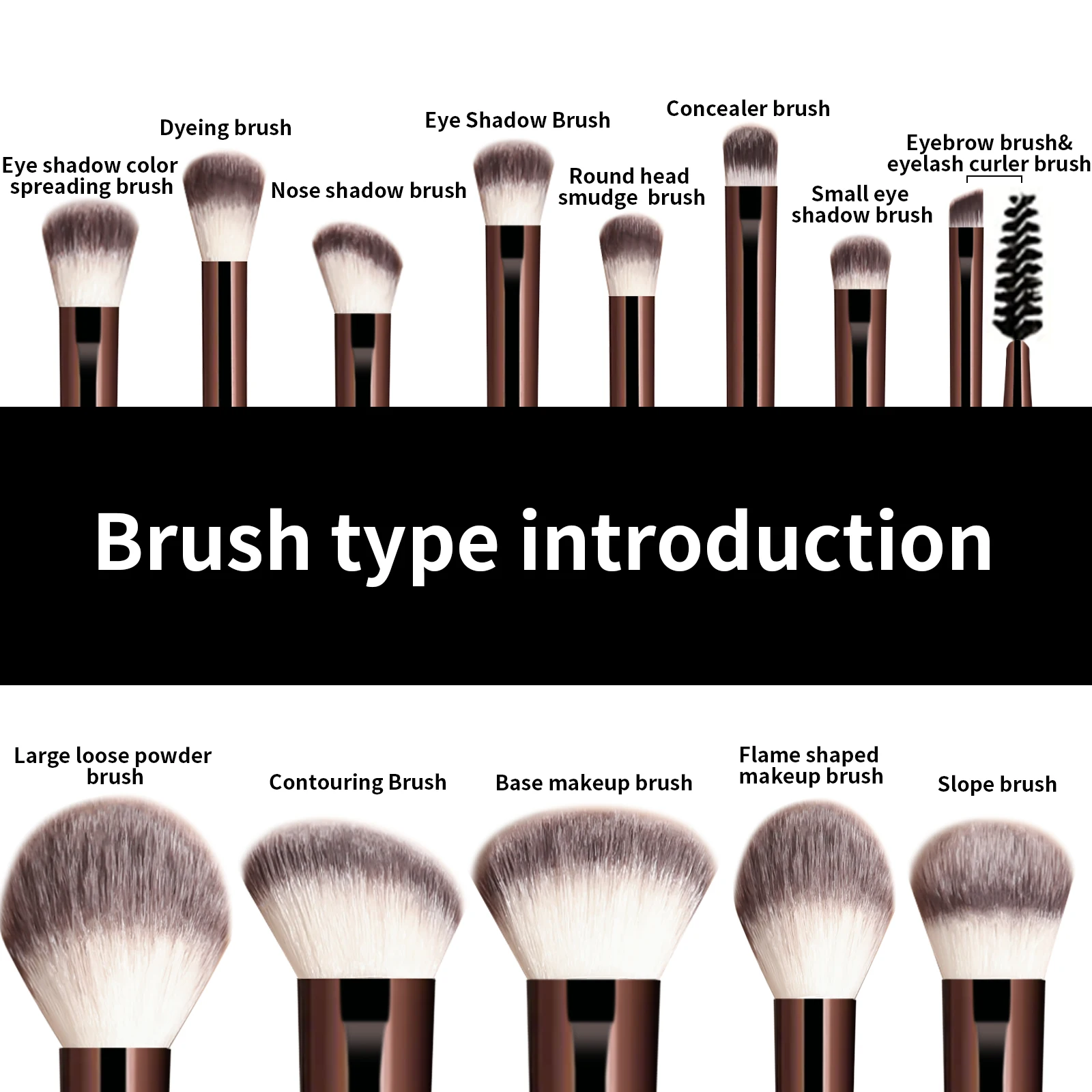 13PCS Makeup Brush Set - Image 2