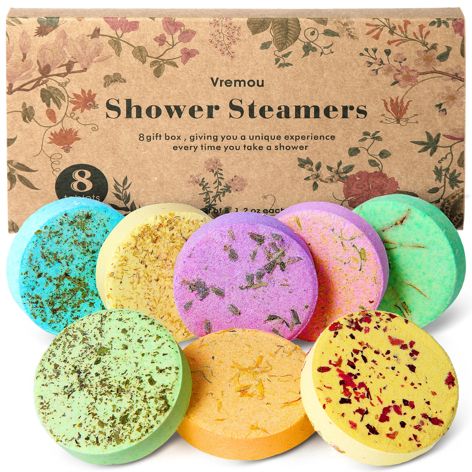 Shower Steamers Aromatherapy - 8 Pack - Image 1
