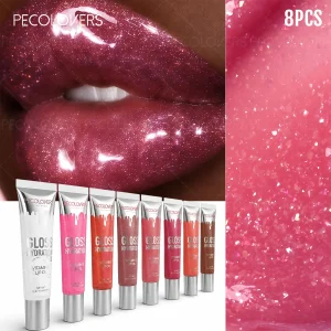 8PCS/SET Moisturizing Lip Oil Kit