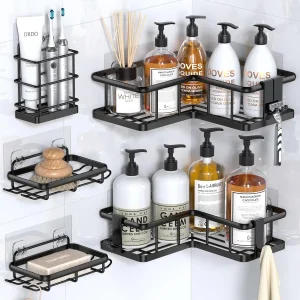 5-Pack Corner Shower Organizer