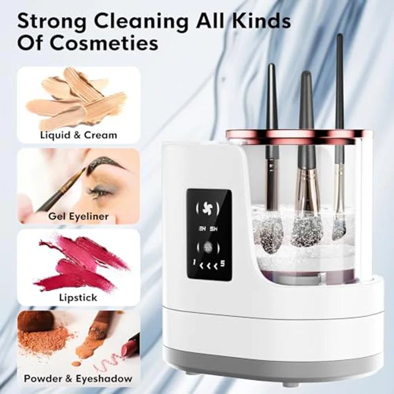 3-in-1 Electric Makeup Brush Cleaner - Image 3