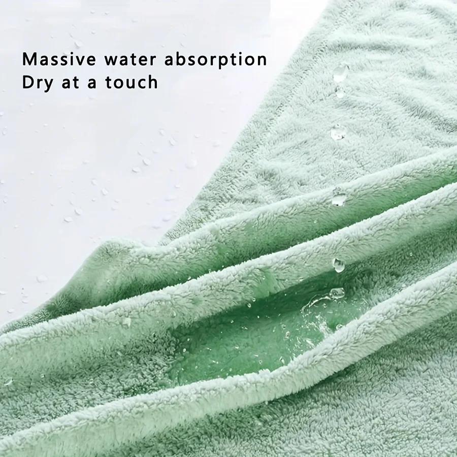 Coral Fleece Bath Towel for Infants - Image 5
