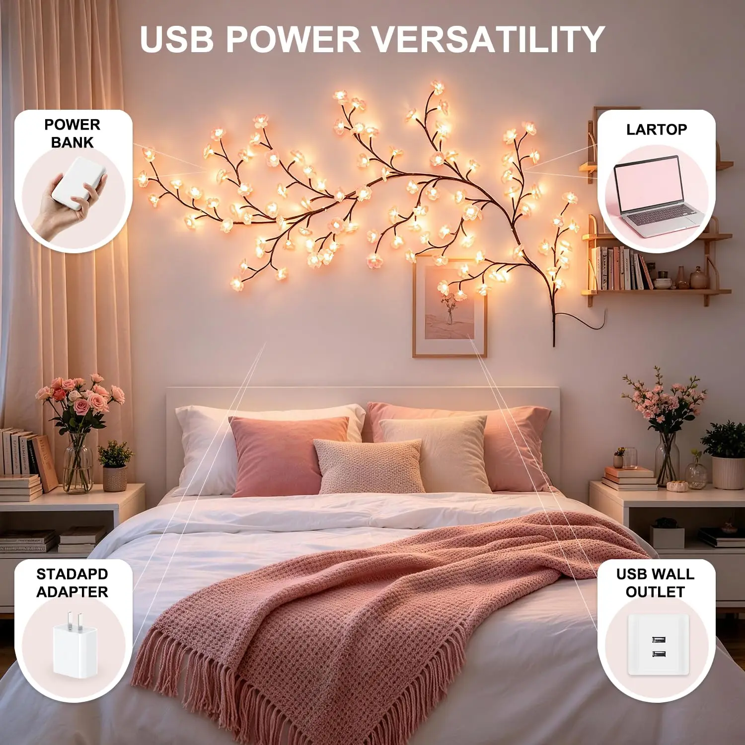 Cherry Willow Vine Lights - Image 4