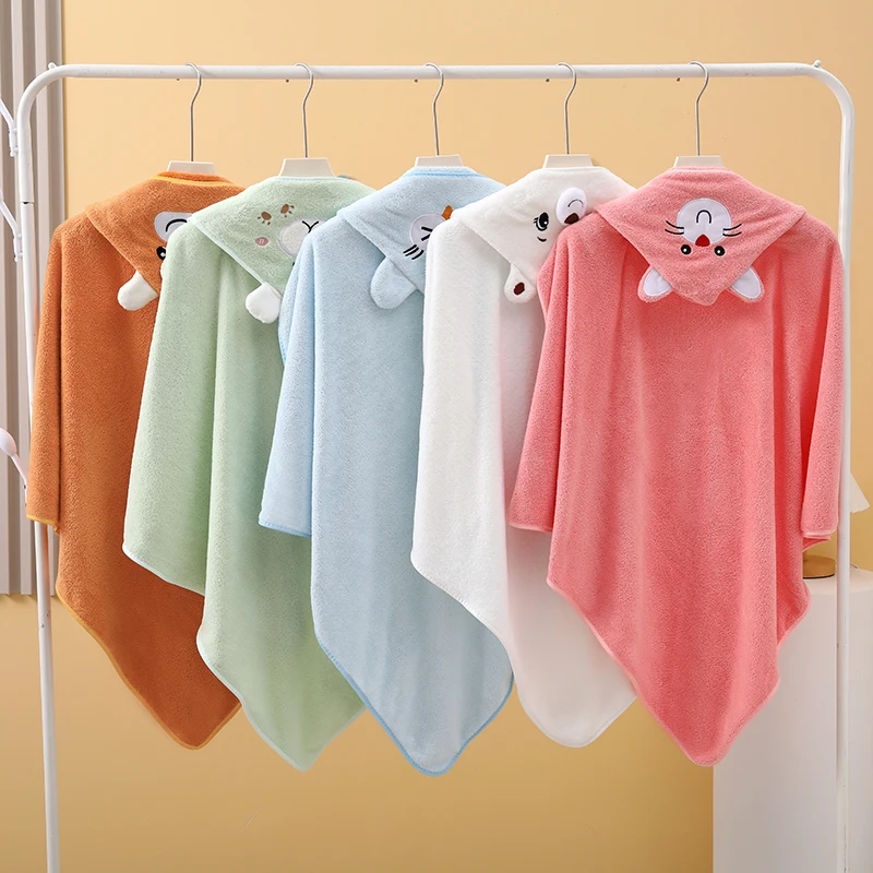 Coral Fleece Bath Towel for Infants - Image 2