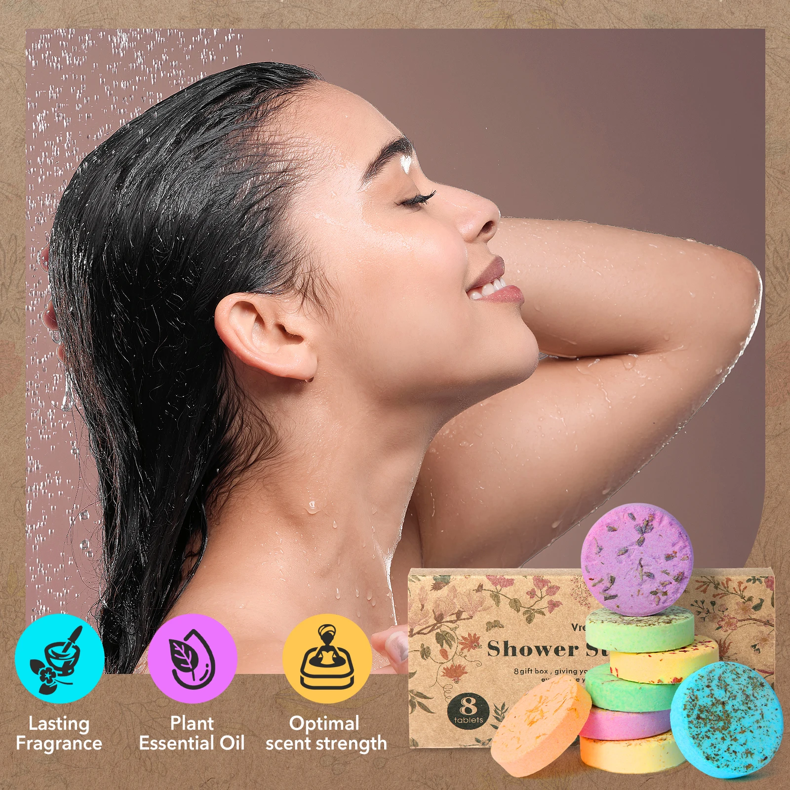 Shower Steamers Aromatherapy - 8 Pack - Image 5