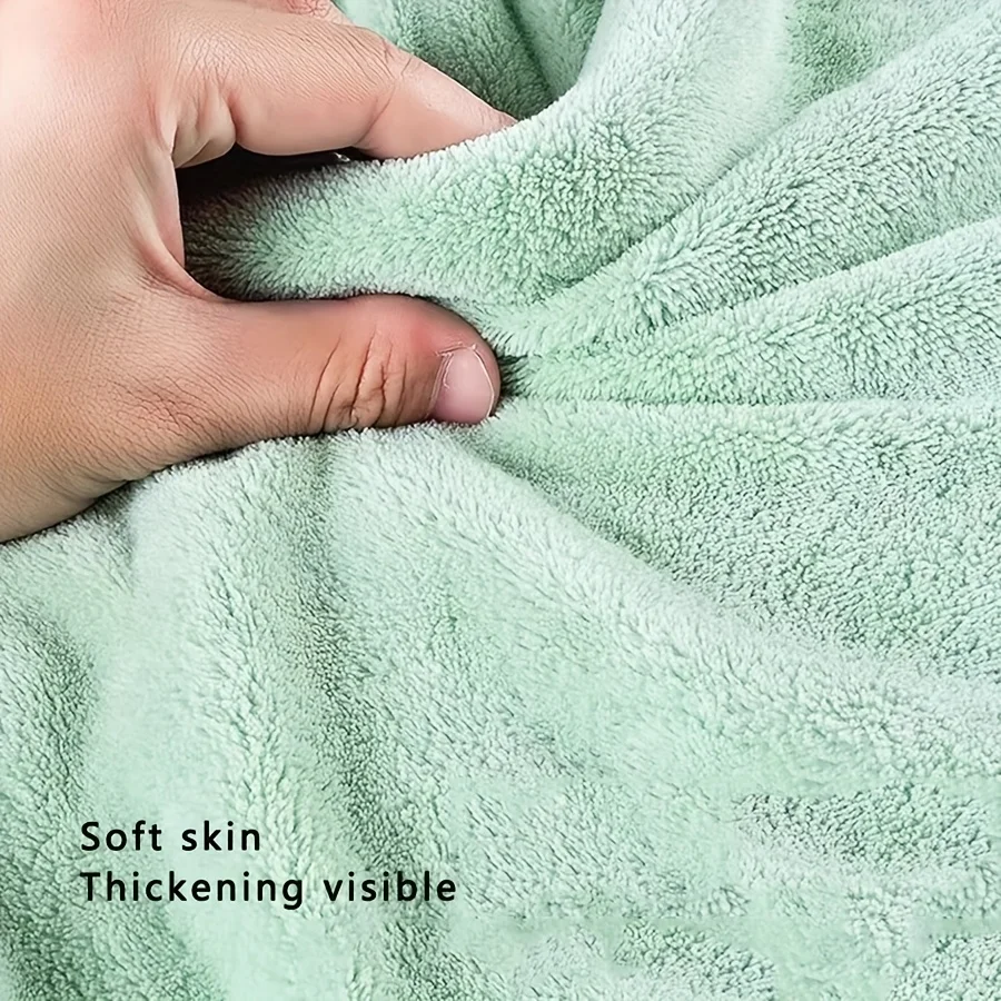 Coral Fleece Bath Towel for Infants - Image 3