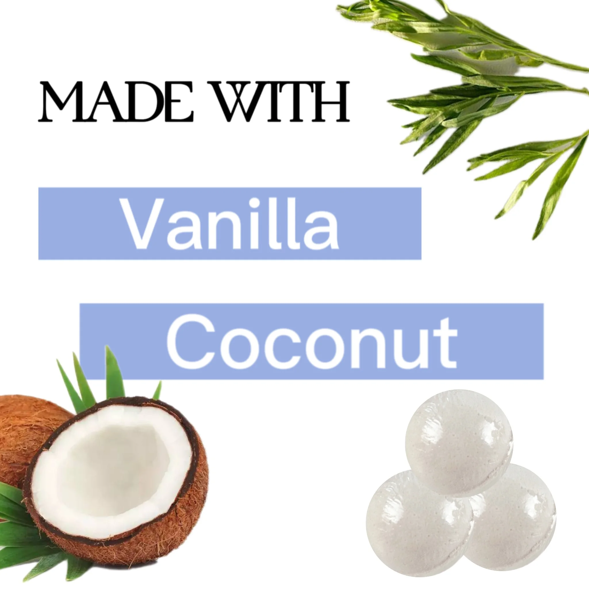 Coconut Scented Bath Salt Balls - Image 4