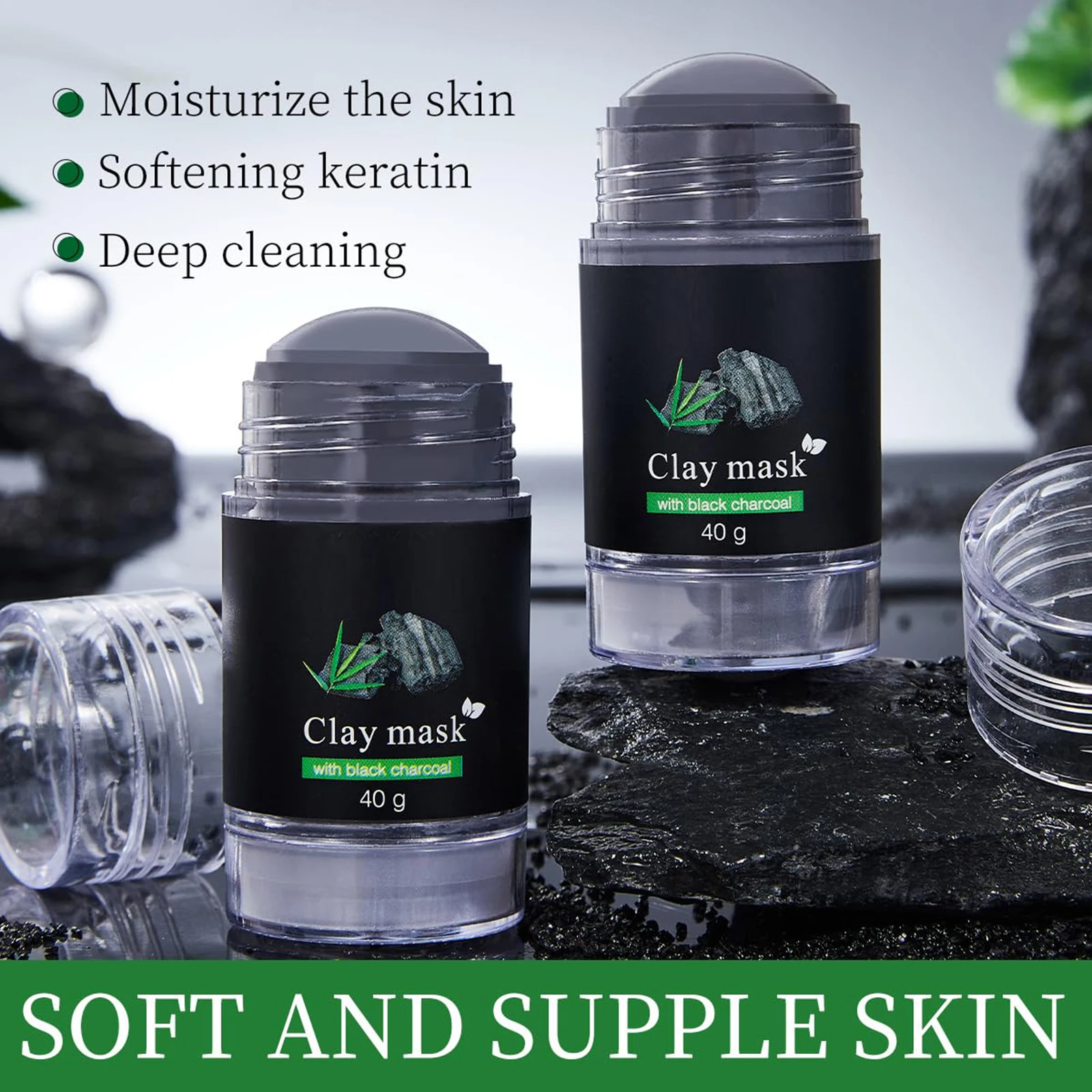 Bamboo Charcoal Mud Mask Stick - Image 4