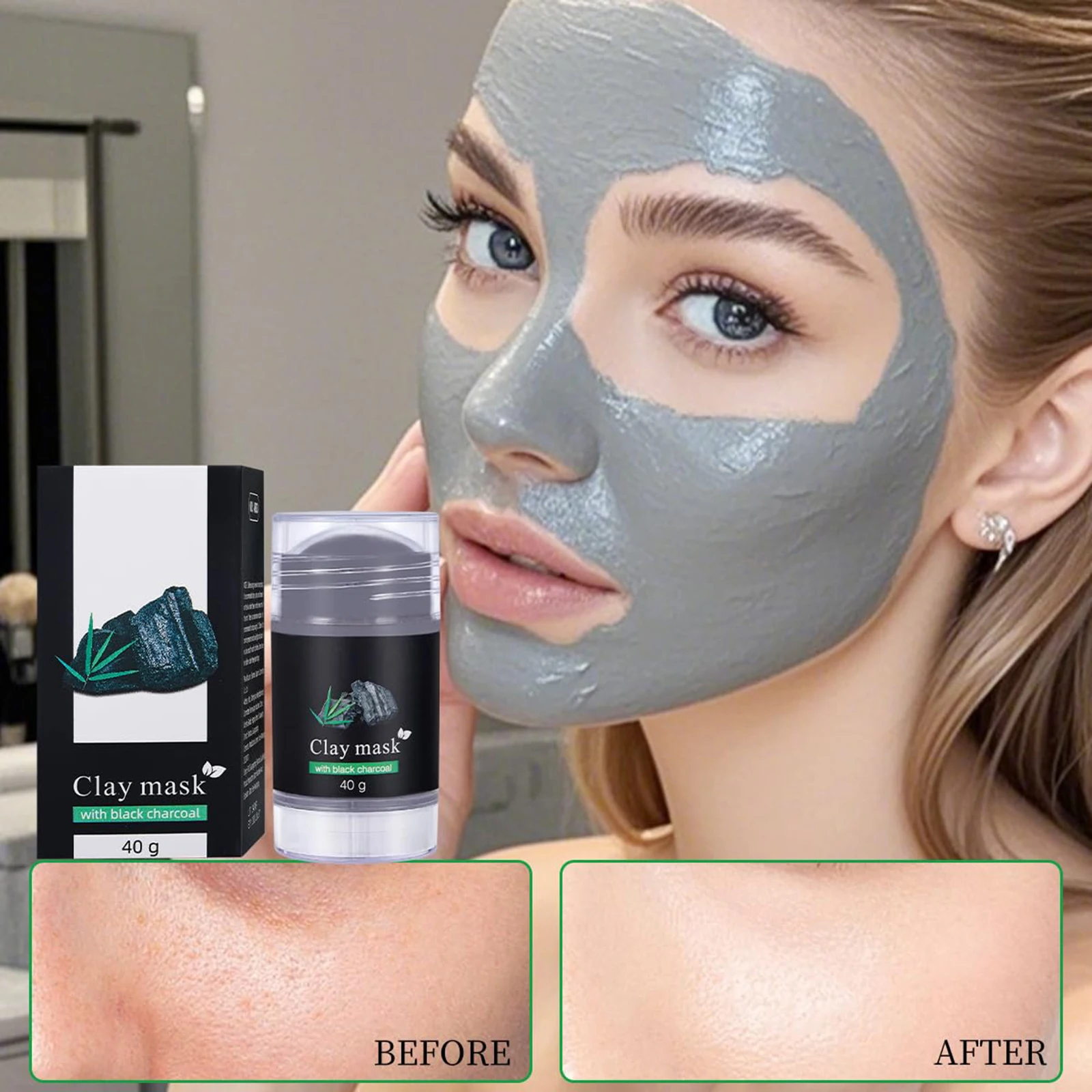 Bamboo Charcoal Mud Mask Stick - Image 3