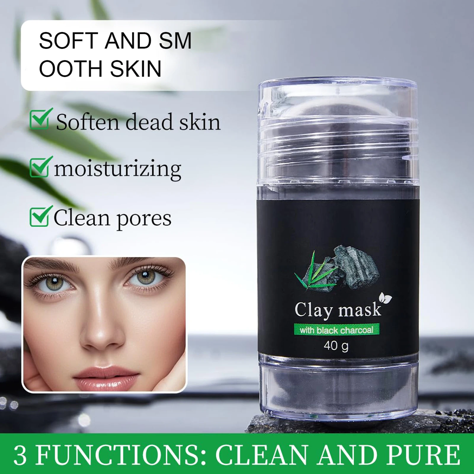 Bamboo Charcoal Mud Mask Stick - Image 5